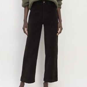 Everlane black corduroy pant size 10